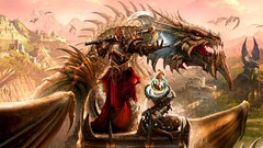 Magic game wings Dragons armor Warriors axe sorcerer kingdom 