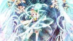 Magic hats maple-leaf blondes touhou moriya suwako hair 