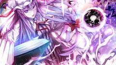 Magic moon Books hats magician Ribbons bows long hair witches 