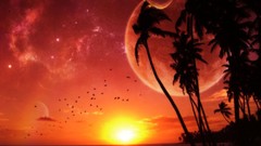 Magic paradise fantasy art