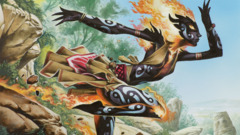 magic: the gathering video games fantasy art fantasy girl fire