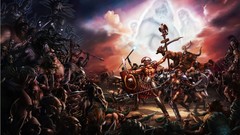 Magic weapons game Rome trident heroes Minotaur armor Knives 