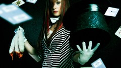 Magic woman Cards brunettes teen amateurs