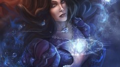 Magic woman fantasy art