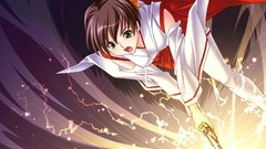 Magic woman kimono Swords