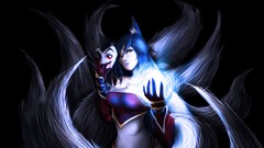 Magic woman masks League of Legends video games ahri kyubi