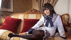 Mahou shoujo madoka magica akemi homura cosplay