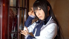 Mahou shoujo madoka magica akemi homura cosplay