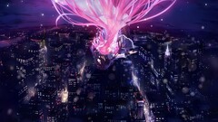 mahou shoujo madoka magica akemi homura kaname madoka falling