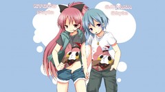 Mahou shoujo madoka magica sakura kyouko miki sayaka mahou 