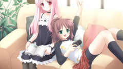 Maids Anime girls Garden