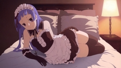 Maids beds blue hair