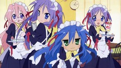 Maids lucky star hiiragi kagami izumi konata hiiragi tsukasa 