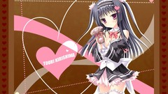 Maids pink eyes anime