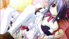 Maids purple hair red