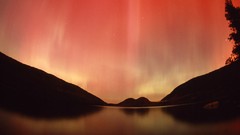 Maine national park aurora borealis