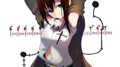 Makise kurisu purple eyes