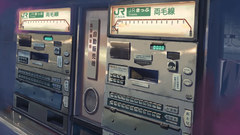 Makoto Shinkai train stations