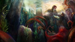 Male merman underwater yaoi