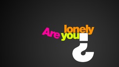 Man show Your scars lonely