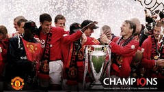 Manchester United cups 2001 soccer Football legend alex 