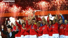 Manchester United cups Champions soccer Football legend alex 