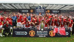 Manchester United cups soccer Premier League Football legend 