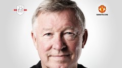 Manchester United football coach Sir Alex Ferguson