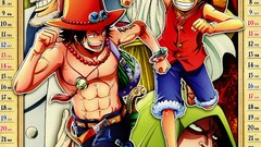 Manga ace Calendar monkey d luffy One Piece (anime) Gold D 