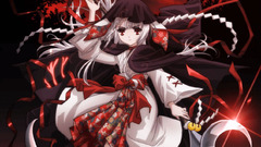Manga anime girls Anime red eyes red fantasy art fantasy girl
