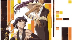 Manga anime girls bleach shihouin yoruichi purple hair Soifon