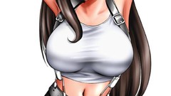 Manga anime girls brunettes final fantasy vii Tifa Lockheart