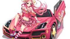 Manga anime girls striped