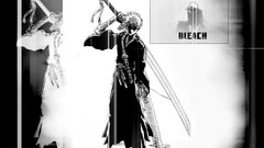 Manga bleach kurosaki ichigo grayscale