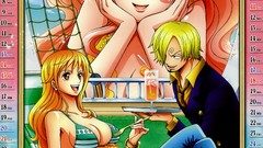 Manga Calendar One Piece (anime) Nami (One Piece) Sanji (One 