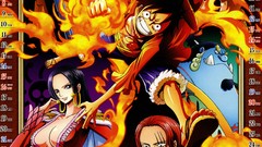 Manga Calendar robin shank monkey d luffy law One Piece (anime) 