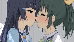 Manga kissing anime girls yuri Pretty Cure Smile Precure Aoki 