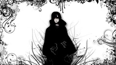 Manga uchiha itachi akatsuki naruto shippuden grayscale