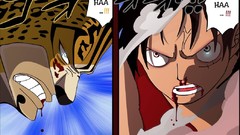 Manga versus monkey d luffy battles One Piece (anime) CP9 