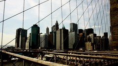 Manhattan brooklyn bridge new york city