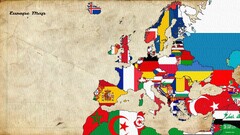 Map cartography Europe