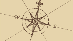 Map old tattoo compass get want