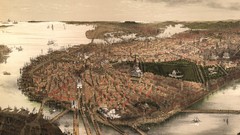 Maps drawings cities ancient artistic