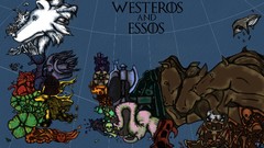 Maps game of thrones TV series house stark house baratheon 