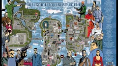 Maps grand theft auto rockstar games Liberty City sightseeing 