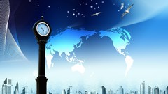 Maps graphics 3d watches cities skyscapes