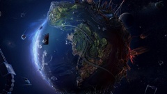 Maps space station digital