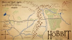 Maps The Hobbit the lord of the rings fantasy art