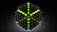 Marble Art glass hexagons