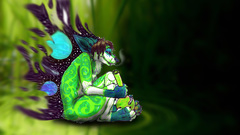 Marijuana bong furry